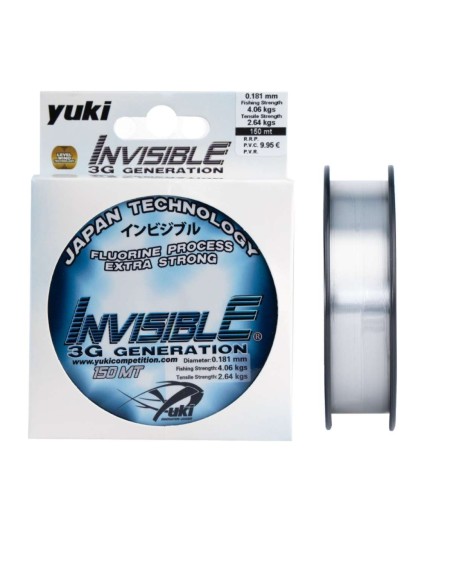 Monofilamento Yuki Invisible 150mts | El Pescador de Raos