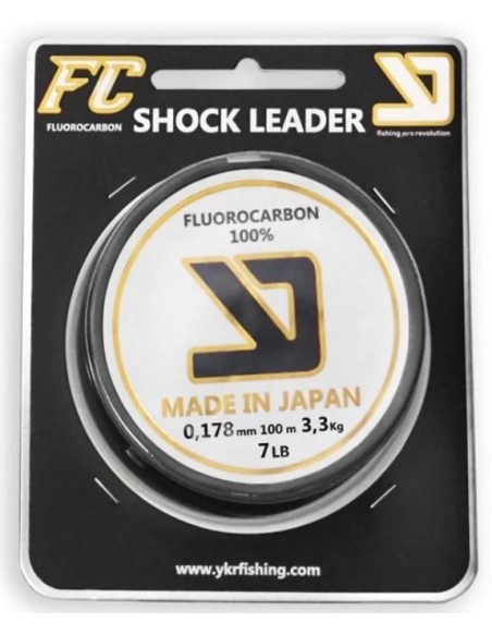 Fluorocarbón YKR Shock Leader 100mts | El Pescador de Raos