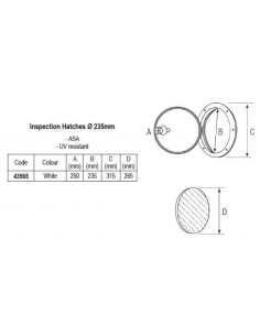 Registro Redondo Nuova Rade 235mm 2