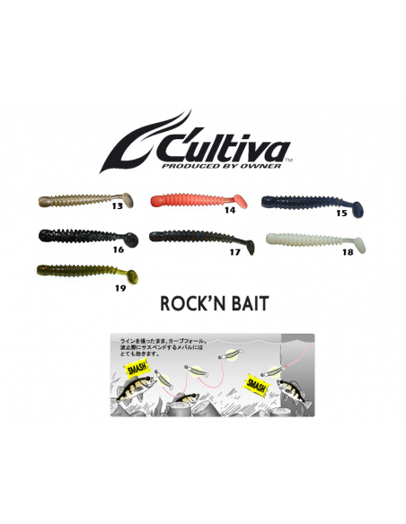 Vinilo Rubber Bait CULTIVA Rock´n Bait - Ring Kick Tail